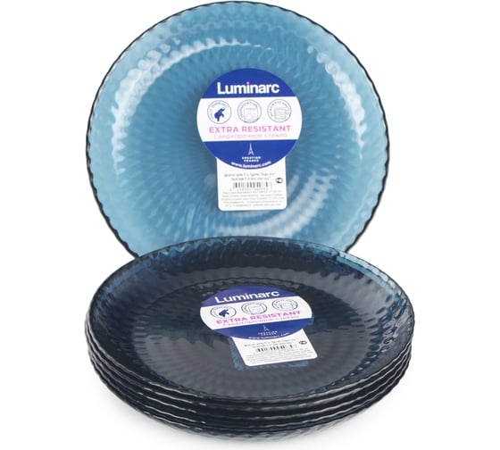 Изображение товара Набор тарелок десертных LUMINARC ИДИЛЛИЯ ЛОНДОН ТОПАЗ 19 см, 6 шт. Q1315-ECOM