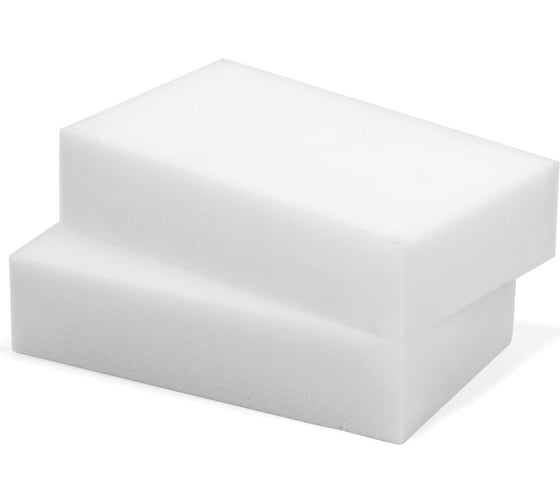 Изображение товара Губка-ластик LAIMA МЕЛАМИНОВАЯ для кухни, уборки, обуви 9x6х2 см, комплект 12 шт, полибэг 608954