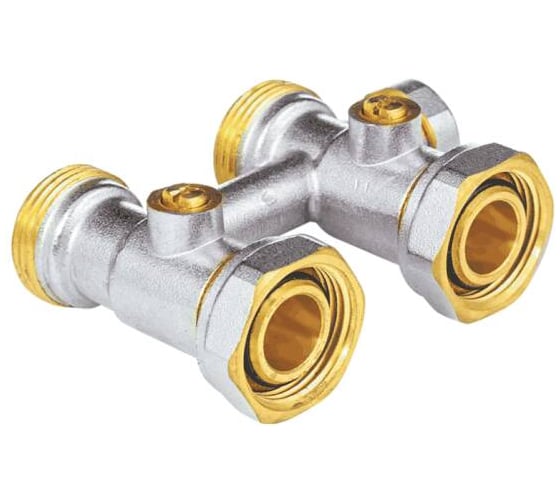 Изображение товара Узел нижнего подключения Aquasfera Ду20, Ру10, 3/4x3/4" ЕК, прямой, однотрубный 5014-01 022-4838