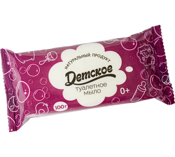Изображение товара Туалетное мыло ОФИСМАГ 100 г Детское (АГРОПРОМ-ЮГ), натуральное, ш/к 71711 609772