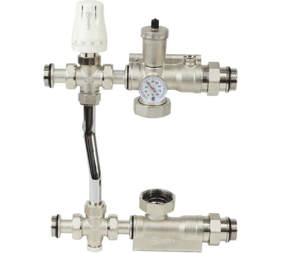 Изображение товара Насосно-смесительный узел Aquasfera латунь, 1", без насоса, 130 мм 9510-02 040-4956