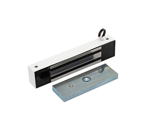 Изображение товара Электромагнитный замок ACCORDTEC ML-180K с планкой, цвет Белый AT-06688