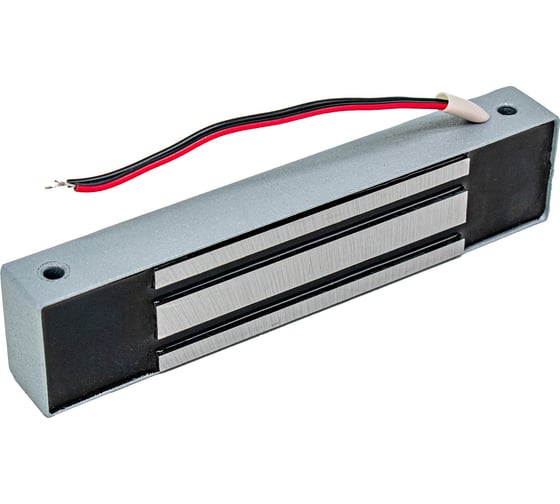 Изображение товара Электромагнитный замок ACCORDTEC ML-180K с планкой, цвет Серебряный металлик AT-15310