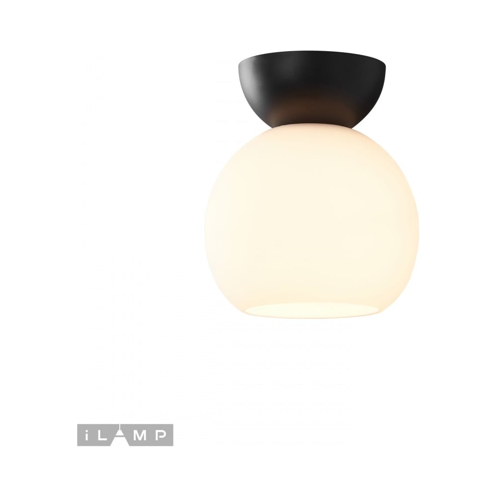 Изображение товара Потолочный светильник iLAMP Mono C6079-1 BK+WH Изображение товара Потолочный светильник iLAMP Mono C6079-1 BK+WH