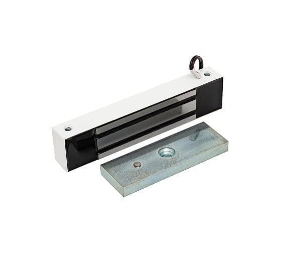 Изображение товара Электромагнитный замок ACCORDTEC ML-180K с уголком, цвет Белый AT-06673