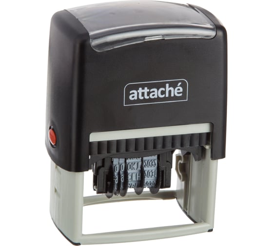 Изображение товара Датер автоматический самонаборный Attache 4 строки 60x40 мм 8727 1766857