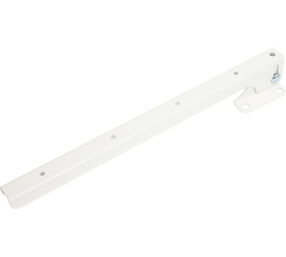 Изображение товара Кронштейн VORMANN Klapp складной 300х60х47 мм, оцинкованный, цвет: белый, 00143 300 W