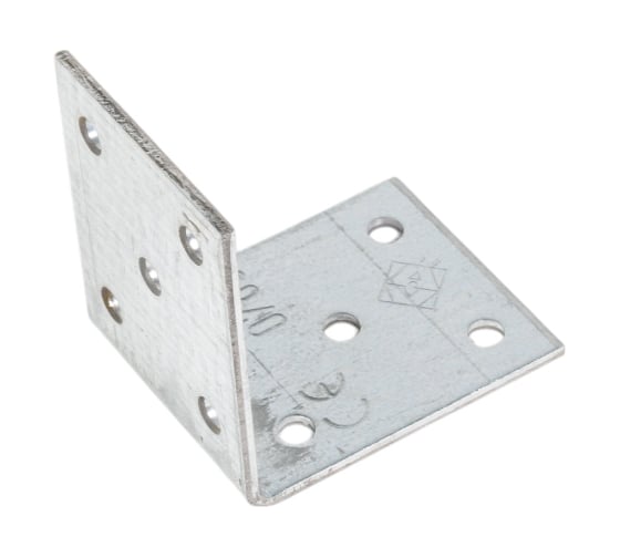 Изображение товара Крепежный уголок VORMANN 50х50х40х2 мм, оцинкованный 70 905 000