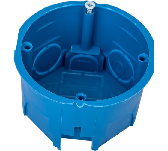 Изображение товара Установочная коробка IEK С3 D=68x45мм для твердых стен, с саморезами UKT10-068-045-000-A-N-UO