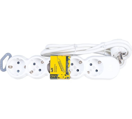 Изображение товара Удлинитель IEK, У05 5 мест 2P+PE/1,5м 3х1,5мм2 16А/250В UNO WYP53-16-05-D15-Z