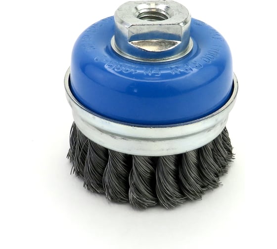 Изображение товара Щетка чашечная жгутовая Д75 мм, М14, ворс сталь 0.35 мм, для УШМ OSBORN 608.132-5508