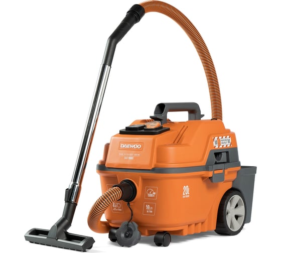Изображение товара Универсальный пылесос c розеткой DAEWOO DAVC 2000S