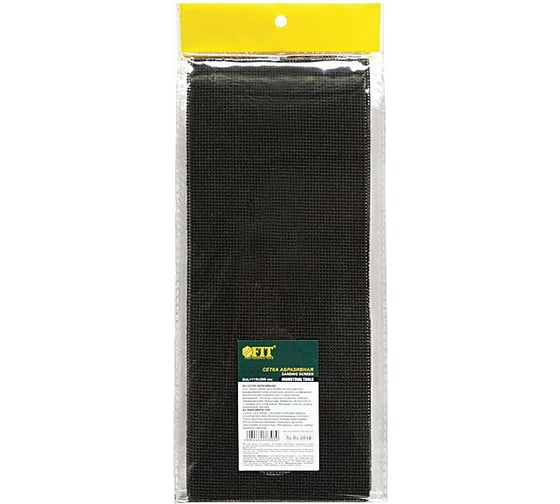 Изображение товара Сетки шлифовальные (3 шт; 115х280 мм; Р80) FIT 38303