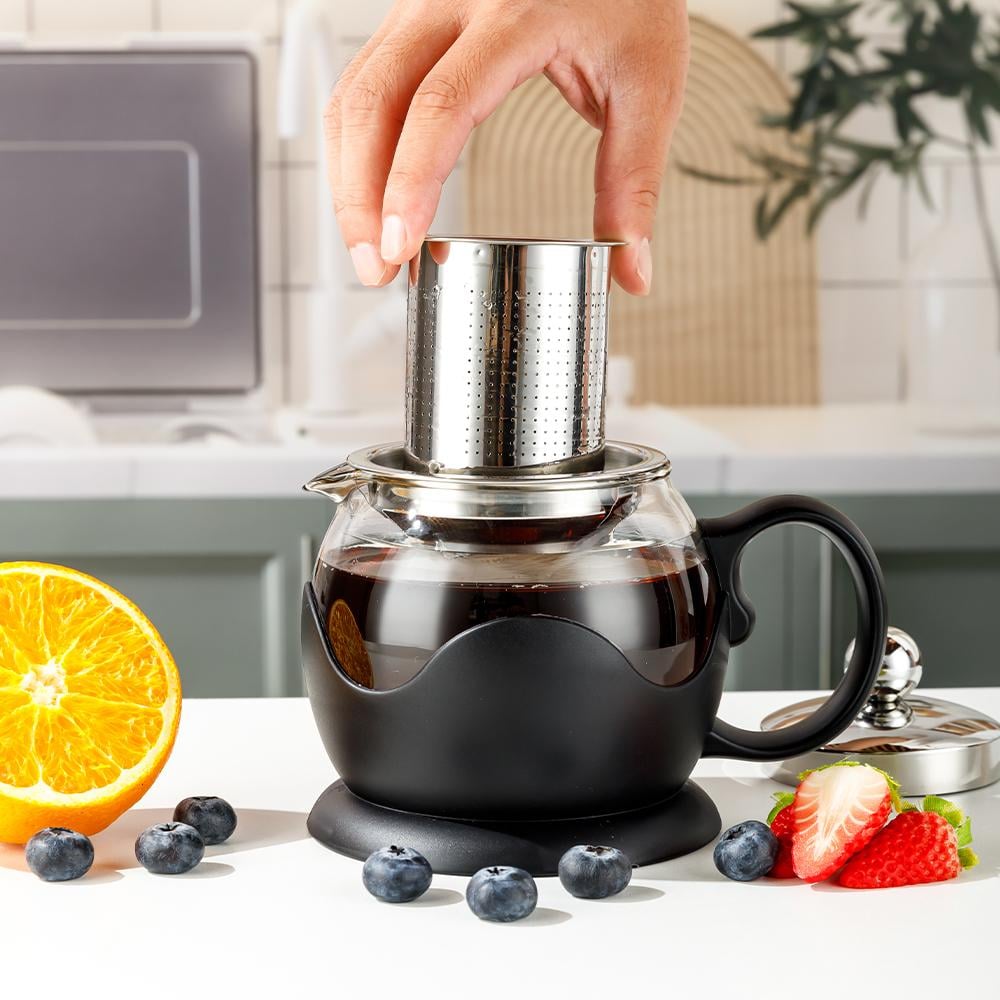 Изображение товара Заварочный чайник baizheng MY-1948 стеклянный 0.8 л без фильтра для заваривания чая