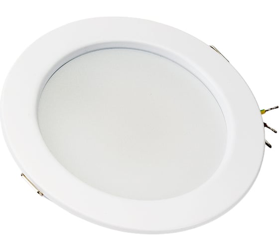 Изображение товара Светильник IEK ДВО 1612, LED, белый, круг, 9Вт, 4000К, IP20 LDVO0-1612-09-4000-K01