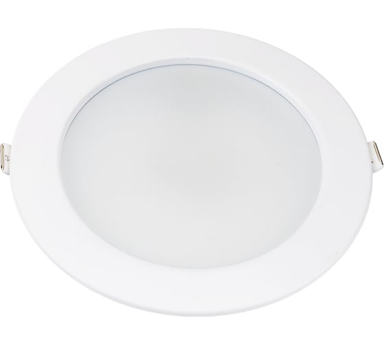 Изображение товара Светильник IEK ДВО 1613, LED, белый, круг, 12Вт, 4000К, IP20 LDVO0-1613-12-4000-K01