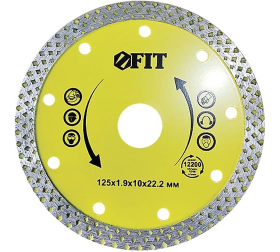 Изображение товара Диск отрезной алмазный универсальный (125х22.2 мм) FIT 37532