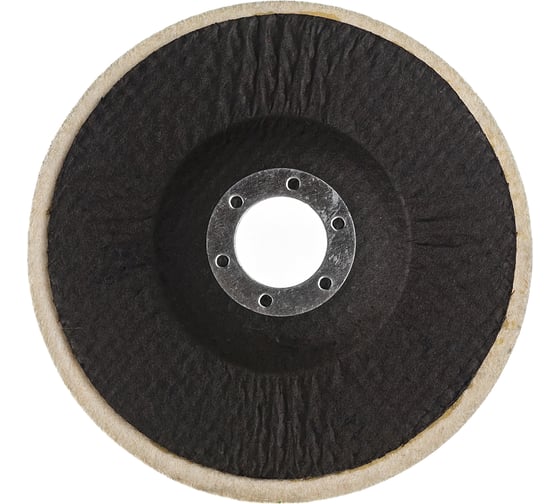 Изображение товара Круг полировальный войлочный сплошной (125х22 мм) для УШМ FIT 39869