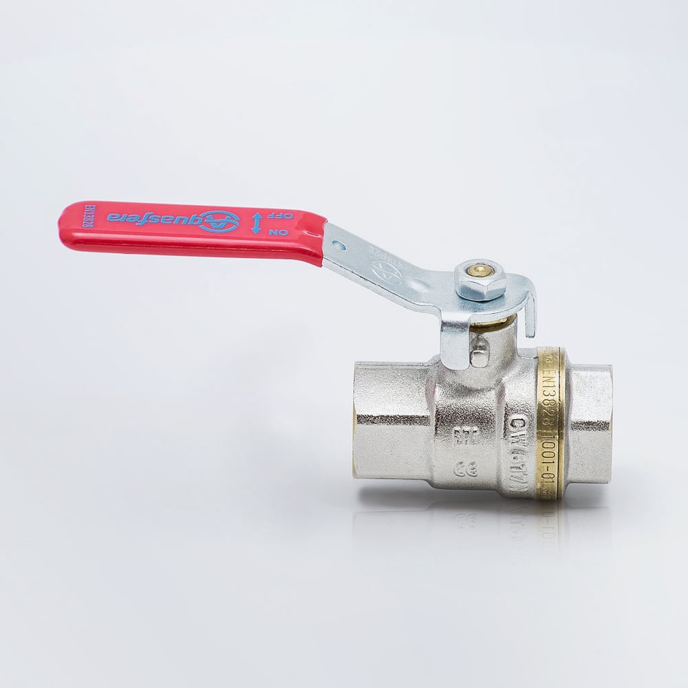 Изображение товара Шаровой кран Aquasfera латунь Ду40 полнопроходной рычаг 1001-05