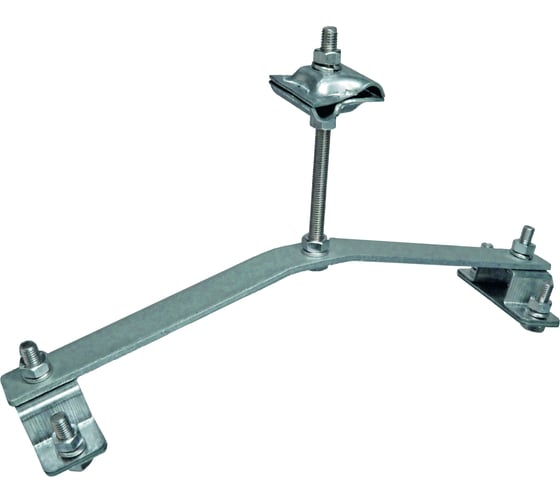 Изображение товара Опорный держатель круглого проводника EZETEK 8-10мм для конька, оцинковка 70845