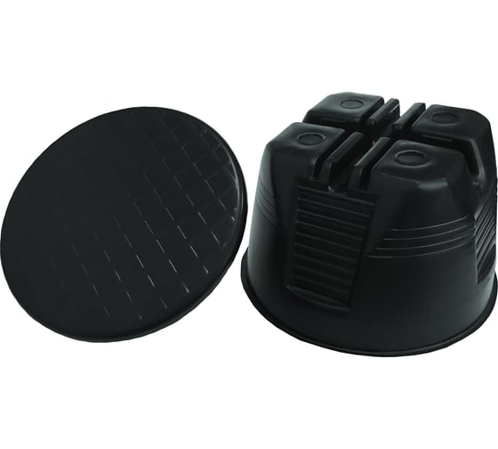 Изображение товара Держатель круглого проводника EZETEK 8-10мм для плоской мембранной кровли, пластик 91052-1