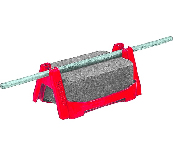 Изображение товара Держатель круглого проводника EZETEK 8мм для плоской кровли, пластик с бетоном 91050