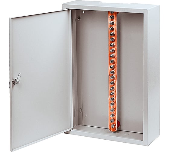 Изображение товара Шкаф шины заземления EZETEK 20 подключений 600х400х155мм 88042