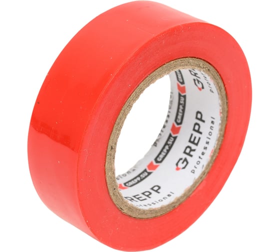 Изображение товара Изолента ПВХ GREPP 0,15 мм×19 мм×10 м /500/10 2610-05