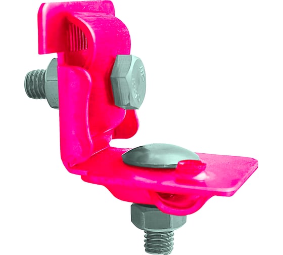 Изображение товара Универсальный держатель круглого проводника EZETEK 6-10мм для фальца 0.7-8мм, медь 91090-2