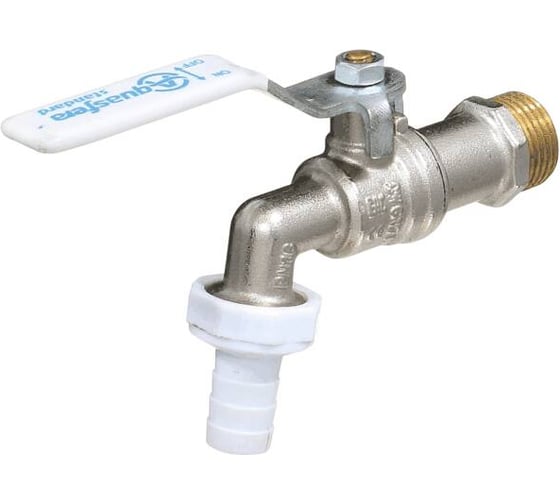 Изображение товара Шаровой водоразборный кран Aquasfera латунь, нк 1119 Ду20 Ру16 р/штуц рычаг Standard 1119-02 107-8060