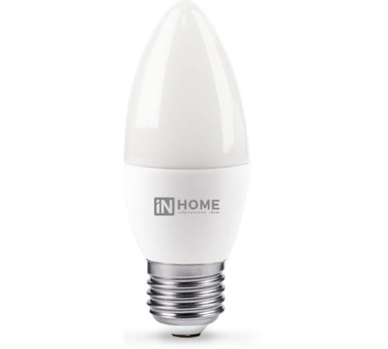Изображение товара Лампа светодиодная IN HOME LED-СВЕЧА-VC 4PACK 11Вт, 230В, Е27, 4000К, 1050Лм, 4 штуки/упаковка 4690612047812