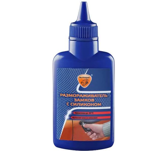 Изображение товара Размораживатель замков с силиконом ELTRANS ПЭ флакон, 70 мл EL-0603.03