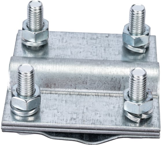 Изображение товара Зажим заземления EZETEK стержень - полоса/пруток крестообразный, оцинковка 90540