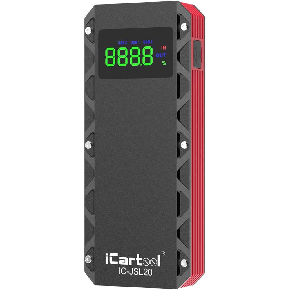 Изображение товара Пусковое устройство iCarTool 12В, 20 000 мАч, 1000/2000А IC-JSL20