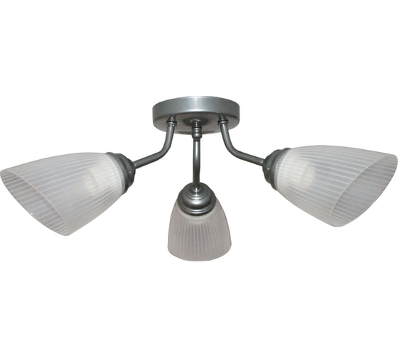 Изображение товара Светильник ЭЛЕТЕХ Бона 131 хром плафон П0476 НПБ 01-3х60-185 Е27 ИУ 1005404415