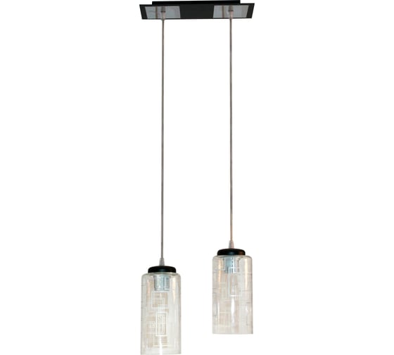 Изображение товара Светильник ЭЛЕТЕХ Велла 221 черный Муар Плафон 06312 НСБ 01-2х60-109 Е27 ИУ 1005404393