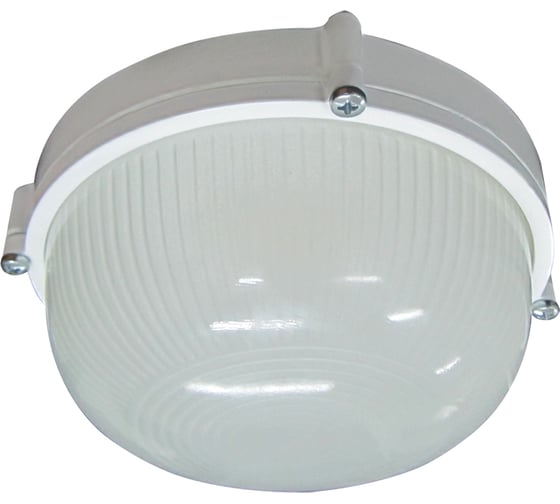 Изображение товара Светильник ЭЛЕТЕХ Банник 1101 Круг большой НПП 03-100-009 IP65 матовый корпус белый ИУ 1005501072