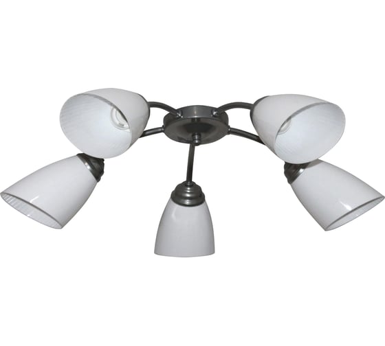 Изображение товара Светильник ЭЛЕТЕХ Китти 151 хром плафон П0475 НПБ 01-5х60-134 Е27 ИУ 1005404453