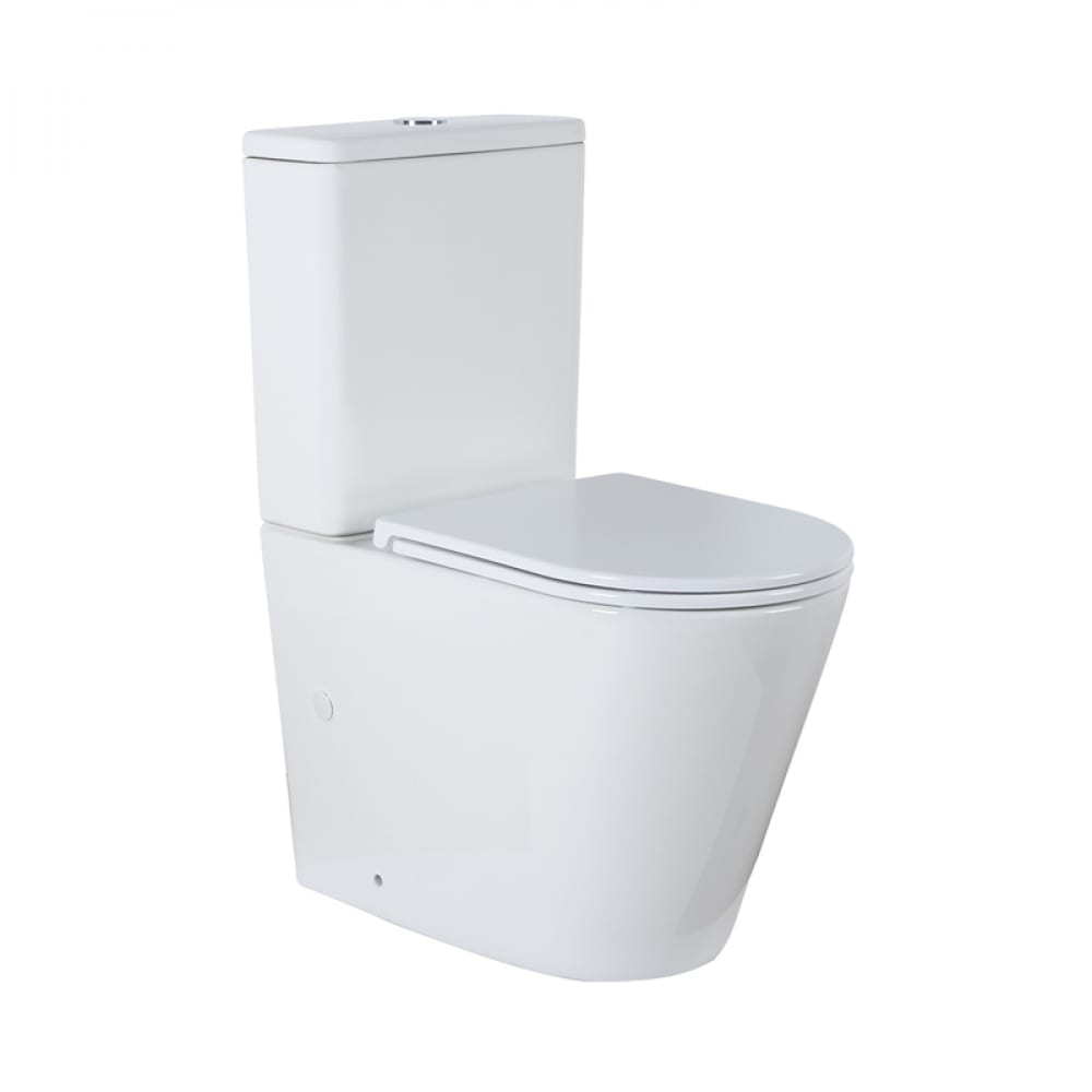 Напольный безободковый унитаз Azario ерш для туалета напольный керамика белый ce2919aa toh