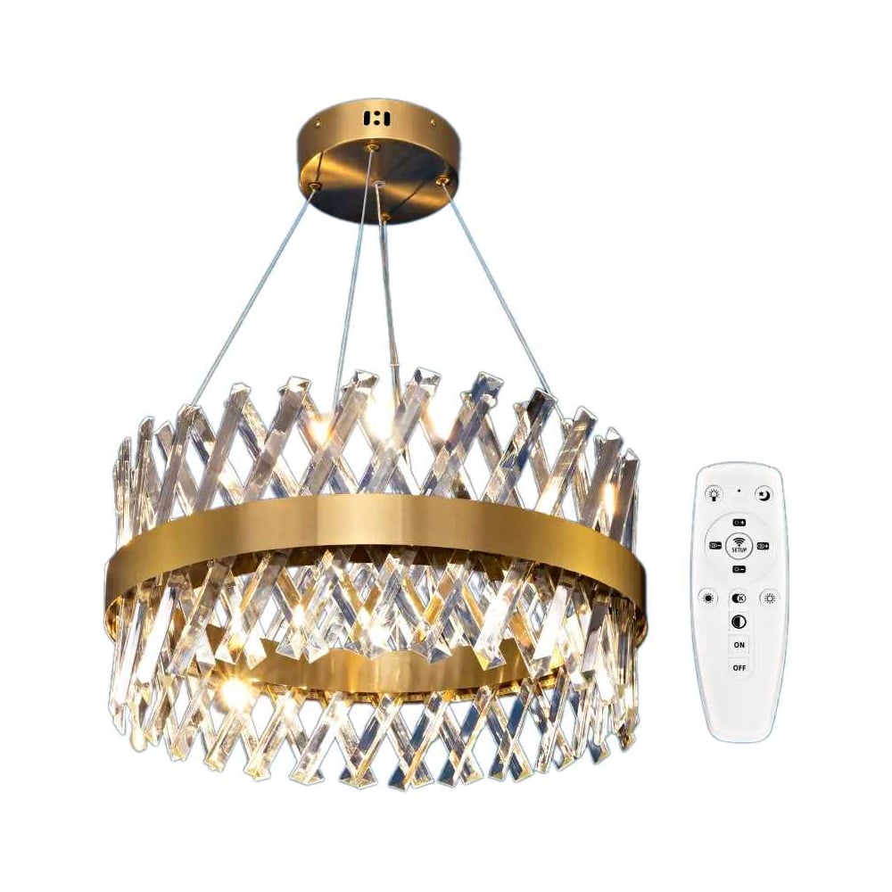 Изображение товара Хрустальная люстра INLUX Kross LED с пультом IN30350 современный дизайн 50 см