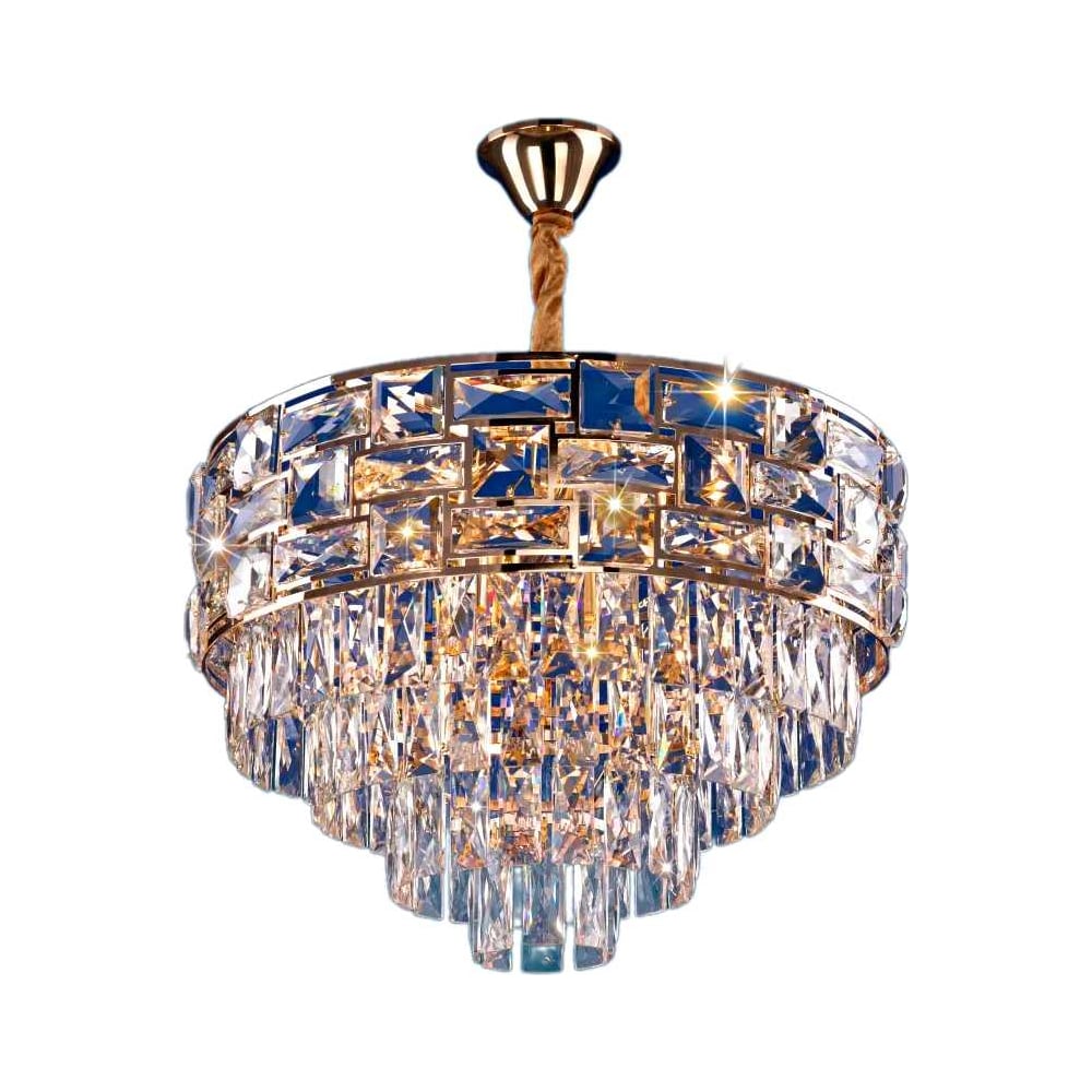 Изображение товара Хрустальная подвесная люстра INLUX Lamar Золото IN30252