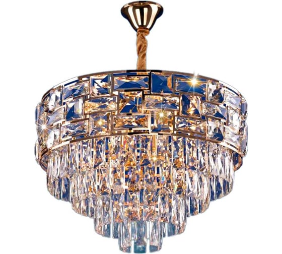 Изображение товара Хрустальная подвесная люстра INLUX Lamar Золото IN30252