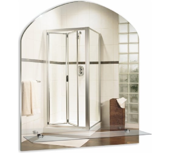 Изображение товара Зеркало Loranto Арка 500х580 мм, с полкой 00059662