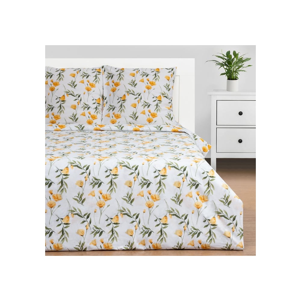 Изображение товара Комплект постельного белья Этель Maquis евро 200x217 и 220x240 см хлопок бязь