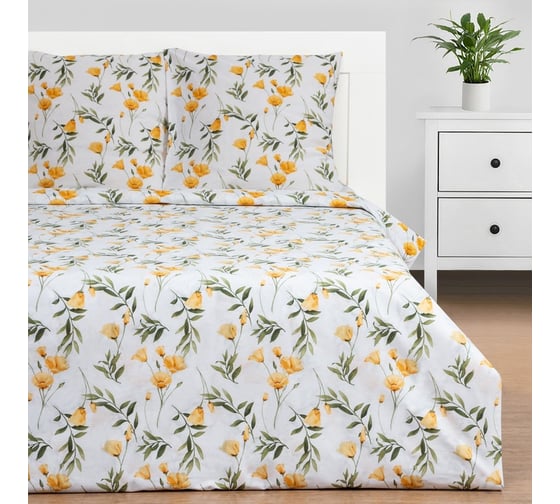 Изображение товара КПБ Этель евро Maquis 200x217 см, 220x240 см, 70x70 см -2 шт, бязь 9308512