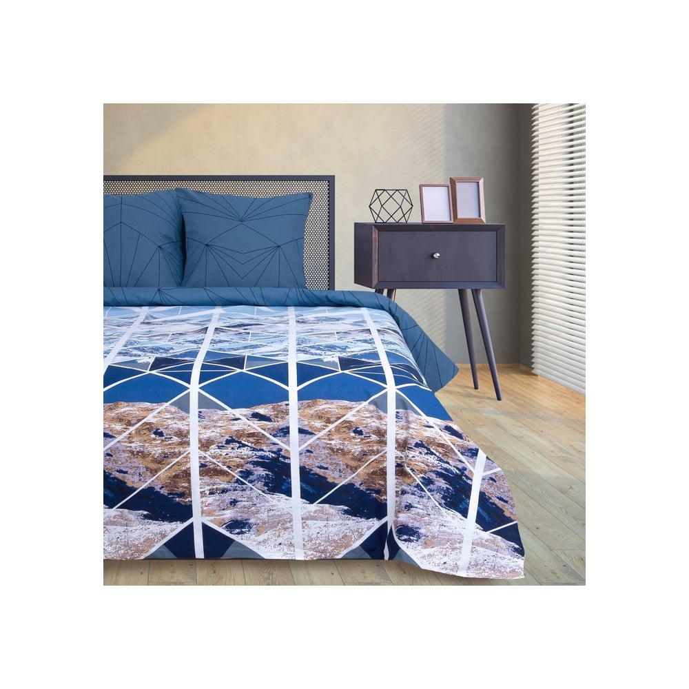 Изображение товара Комплект постельного белья Этель евро Горные вершины 200x217 см