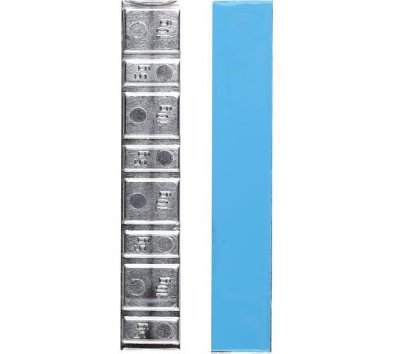 Изображение товара Грузики самоклеящиеся ACG 0052 19 мм 60 г на синем скотче (уп. 50 шт) 1023400