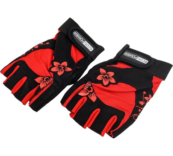 Изображение товара Перчатки для фитнеса Ecos 5106-RL черный/красный, р. L 002367
