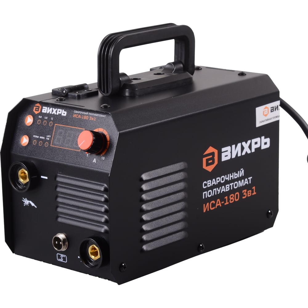 Изображение товара Сварочный полуавтомат Вихрь ИСА-180 3в1 65/187 с цифровым дисплеем