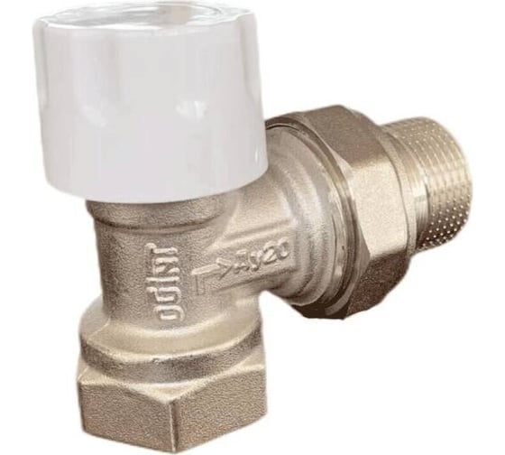 Изображение товара Клапан термостатический Ogint Ду20 Ру10 ВР угловой, М30x1.5, двухтрубн 022-5068